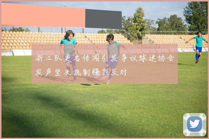 浙江队更名传闻引发争议球迷协会发声坚决抵制强烈反对